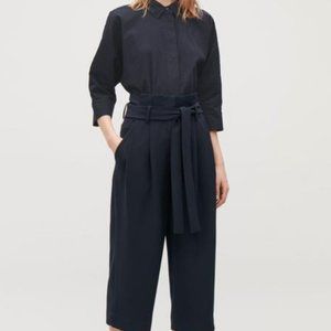 SOLD COS BELTED PAPERBAG CULOTTES BLACK
